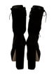 Miu Miu Suede Lace-Up Boots