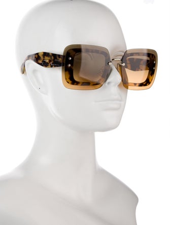 Miu Miu Square Gradient Sunglasses