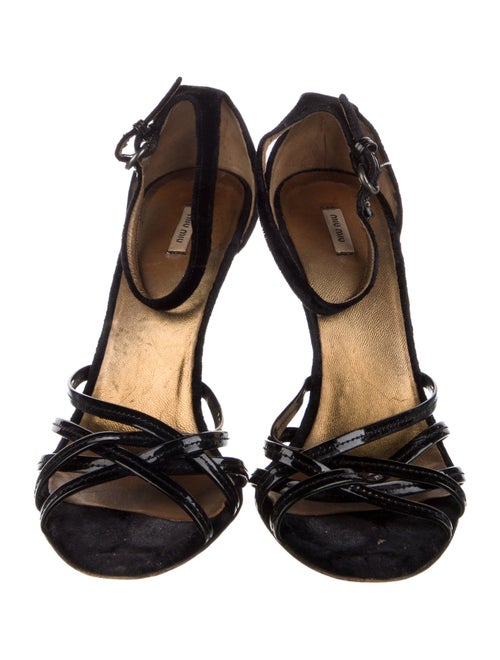 Miu Miu Patent Leather Sandals