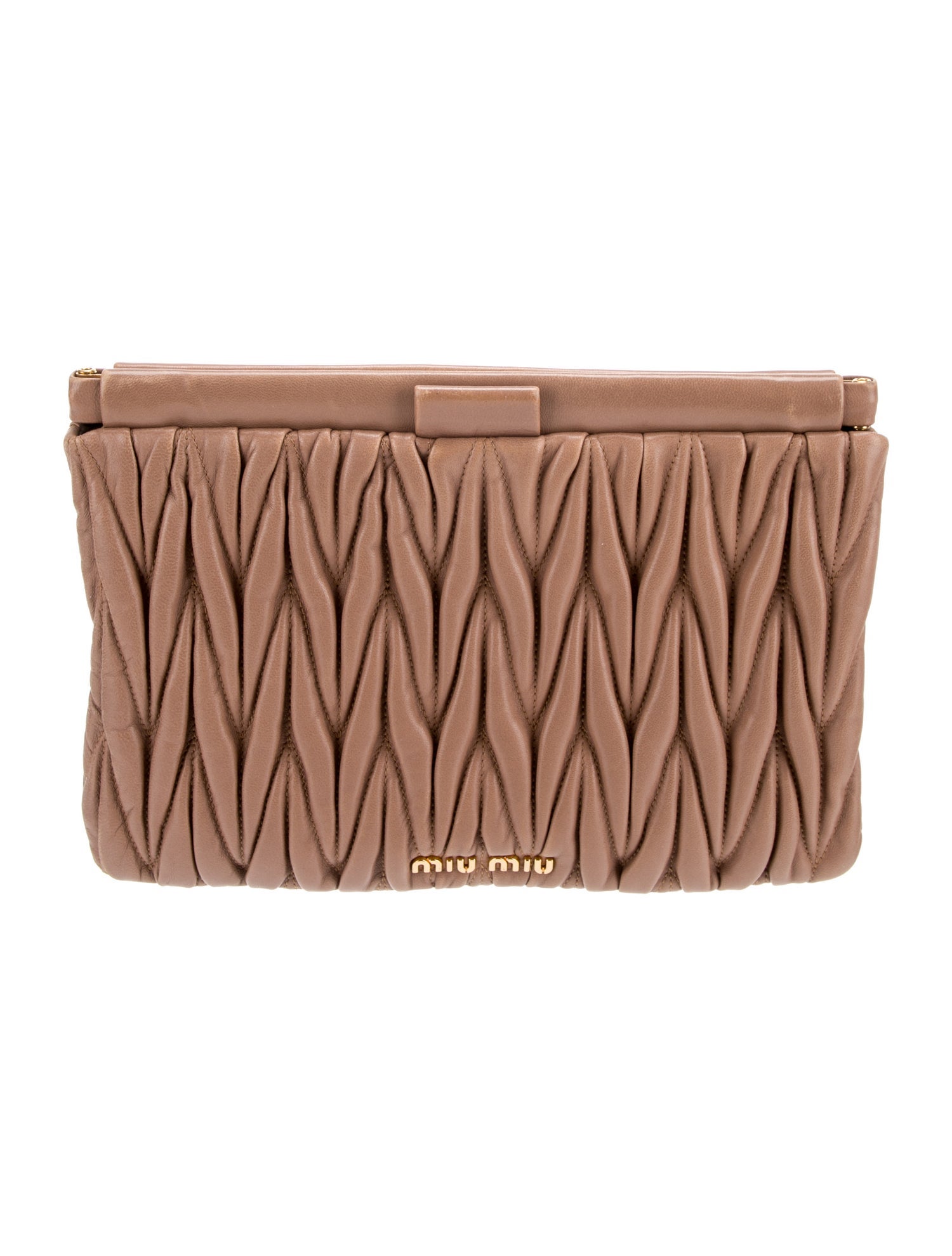 Miu Miu Leather Evening Bag