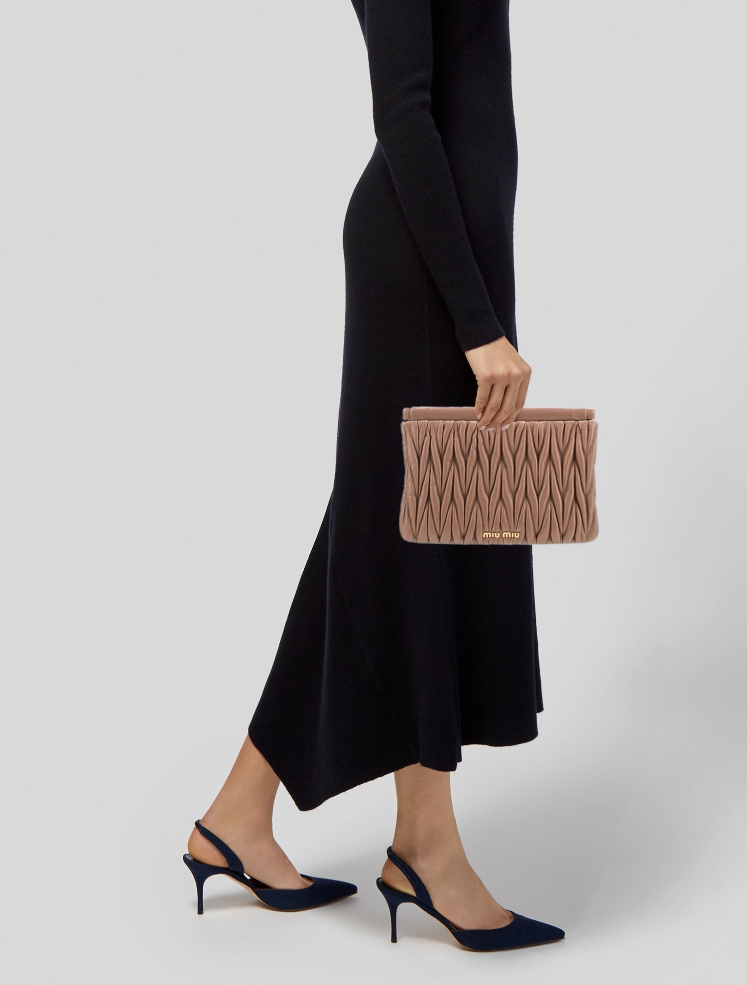 Miu Miu Leather Evening Bag