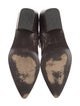 Miu Miu Leather Animal Print Western Boots