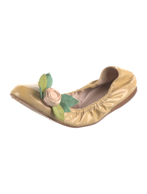 Miu Miu Patent Leather Ballet Flats