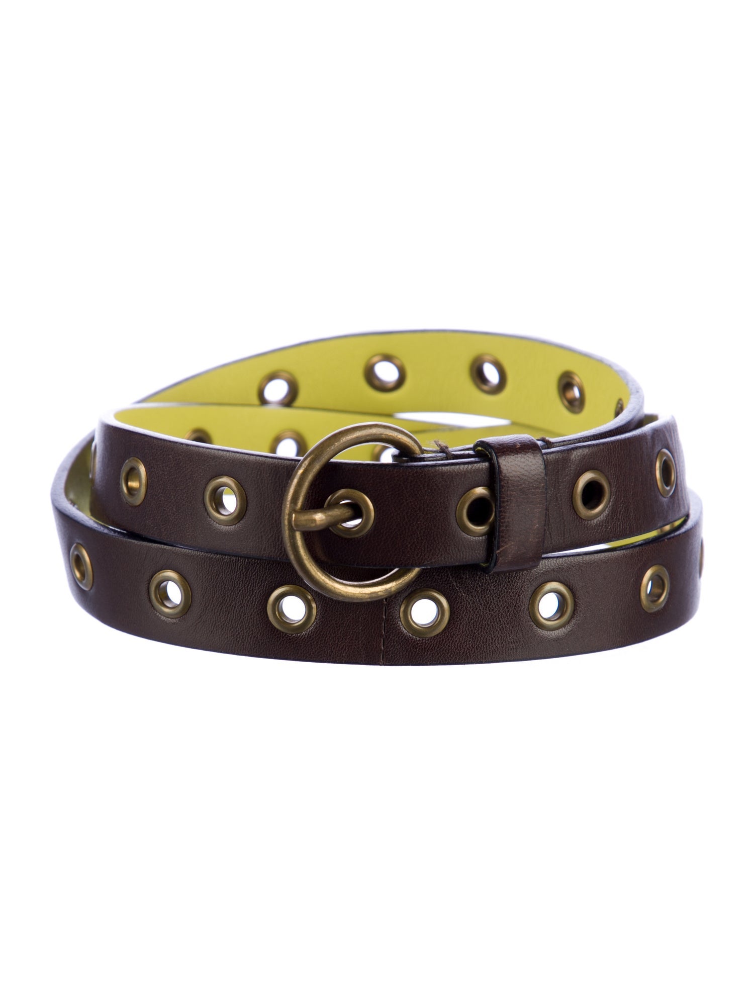 Miu Miu Skinny Leather Belt