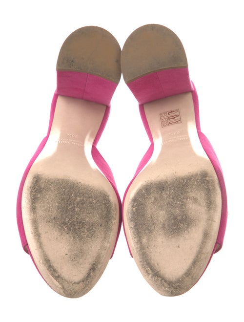 Miu Miu Suede Crystal Embellishments Slides