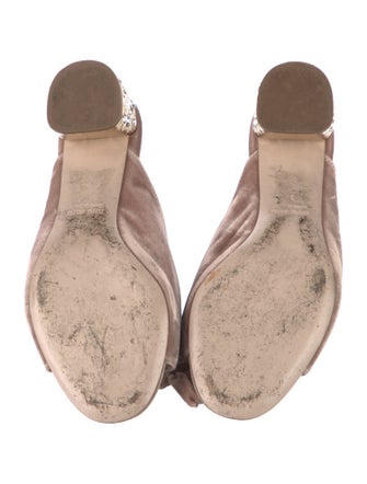 Miu Miu Velvet Slides