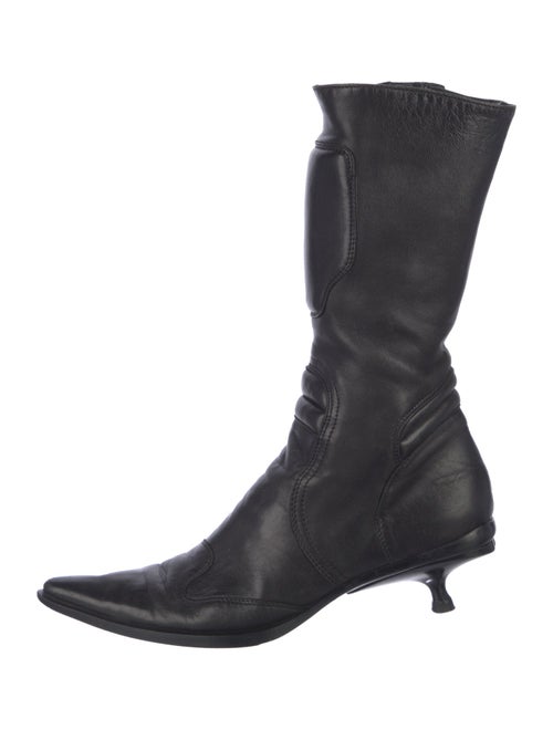 Miu Miu Leather Sock Boots