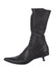 Miu Miu Leather Sock Boots