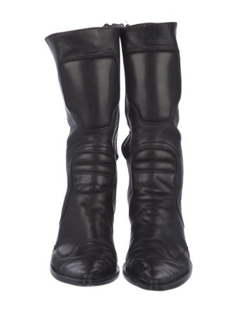 Miu Miu Leather Sock Boots