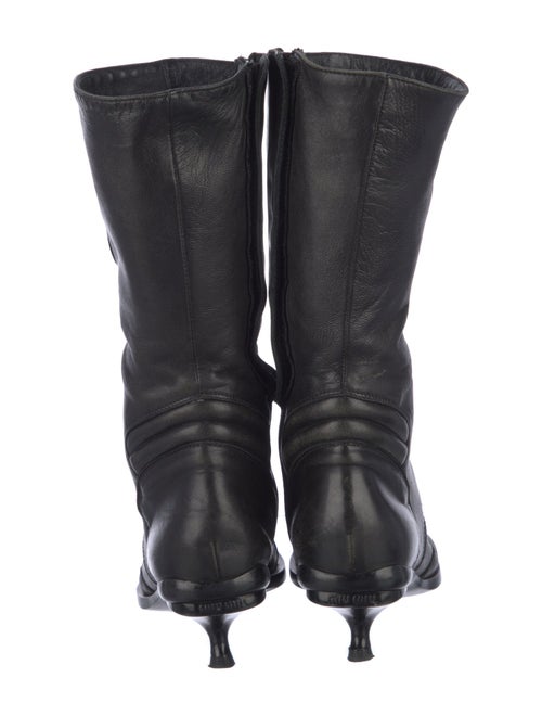 Miu Miu Leather Sock Boots