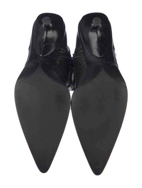 Miu Miu Leather Sock Boots