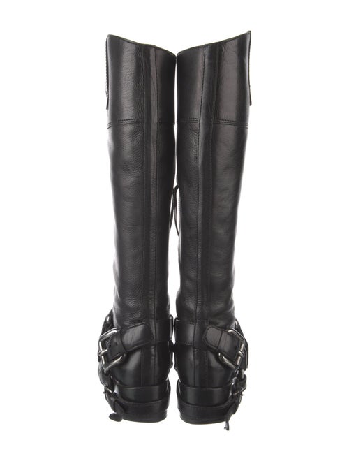 Miu Miu Leather Riding Boots