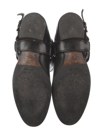 Miu Miu Leather Riding Boots