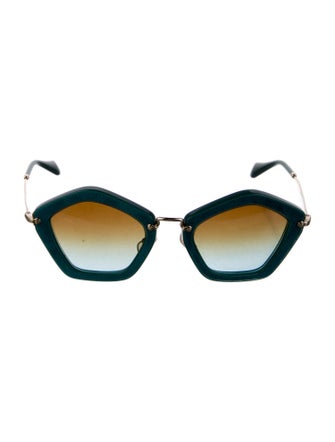 Miu Miu Oversize Gradient Sunglasses