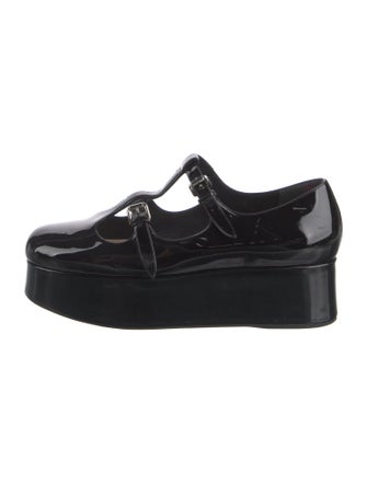 Miu Miu Patent Leather Mary Jane Flats