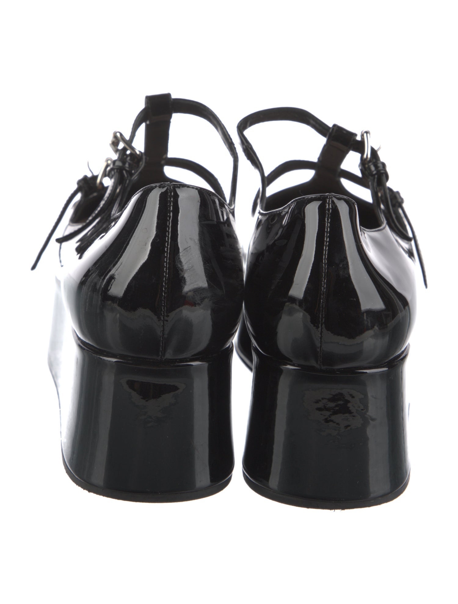 Miu Miu Patent Leather Mary Jane Flats