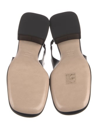 Miu Miu Leather Chain-Link Accents T-Strap Pumps