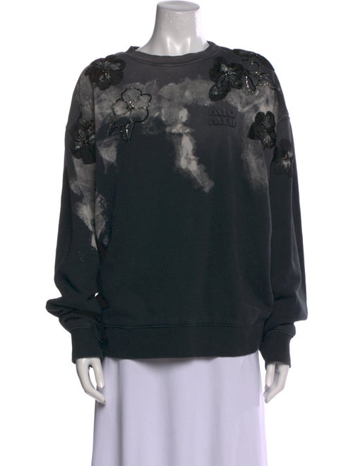 Miu Miu 2022 Tie-Dye Print Sweatshirt