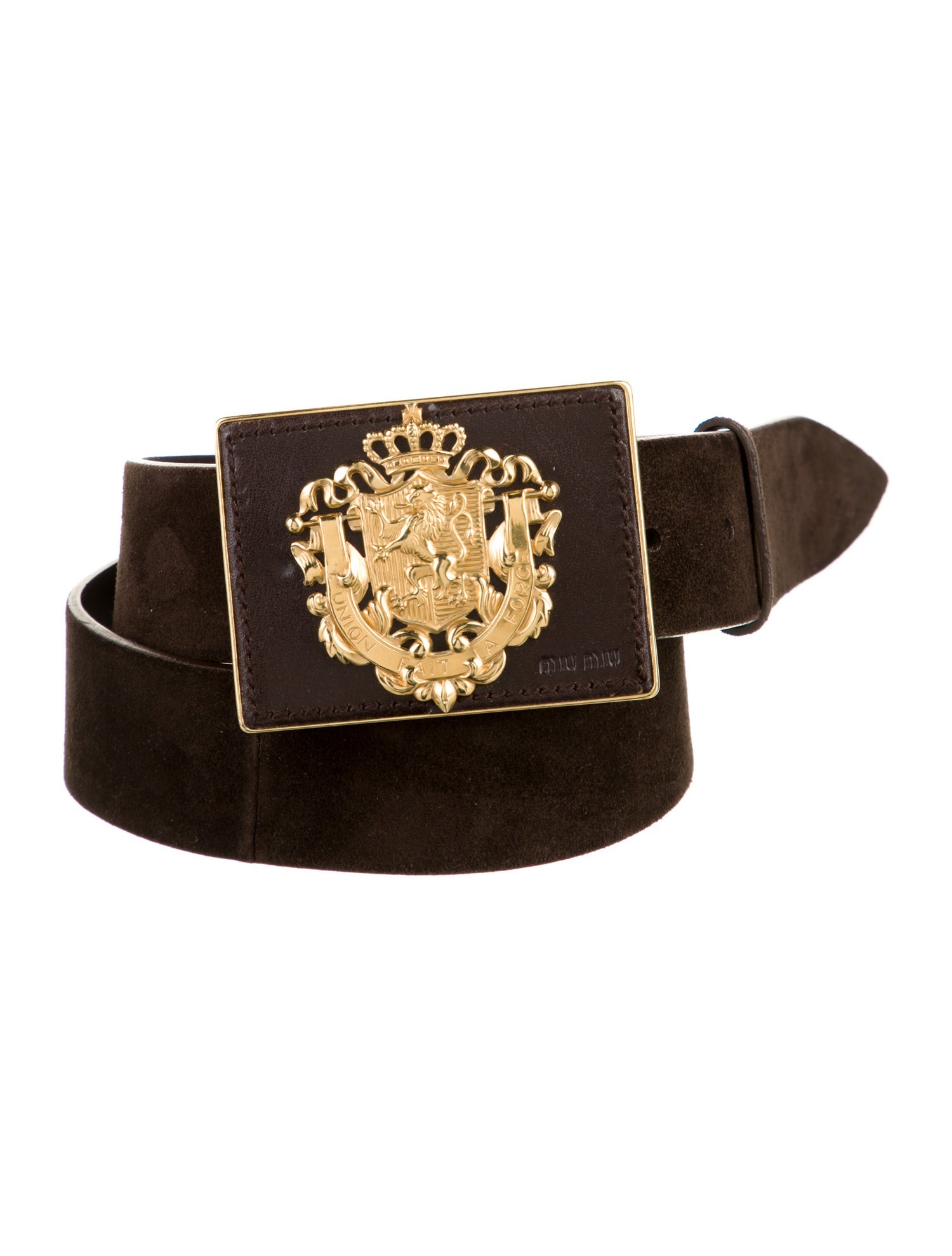 Miu Miu Suede Belt