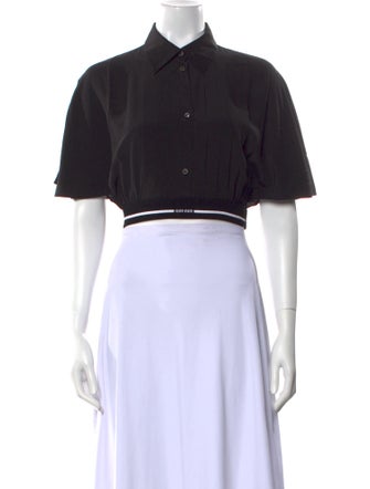 Miu Miu 2023 Silk Crop Top