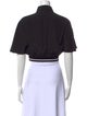 Miu Miu 2023 Silk Crop Top