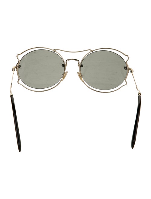 Miu Miu Round Tinted Sunglasses