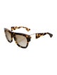 Miu Miu Wayfarer Gradient Sunglasses