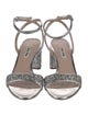 Miu Miu Glitter Crystal Embellishments Sandals