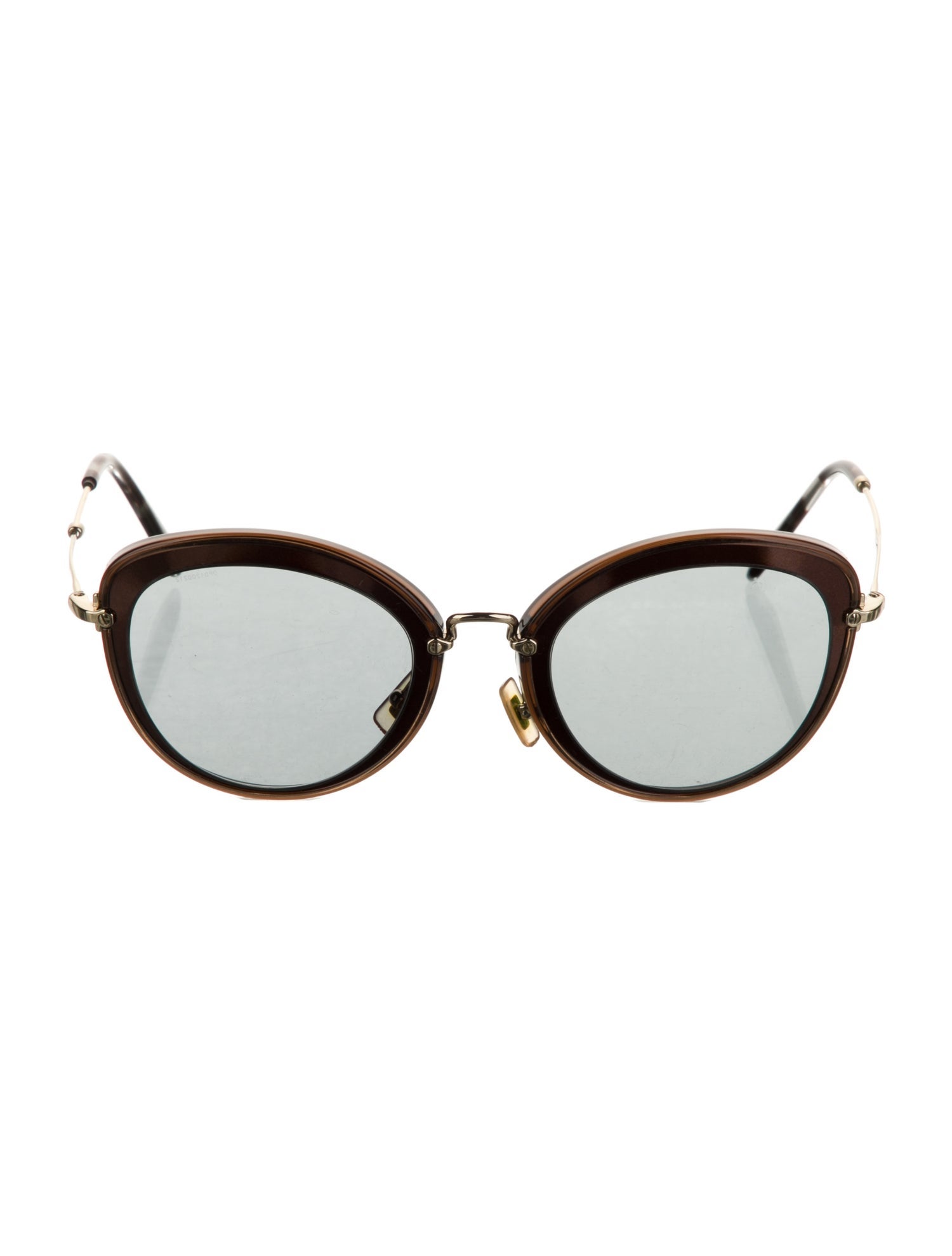 Miu Miu Cat-Eye Tinted Sunglasses