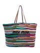 Miu Miu Crochet Logo Tote