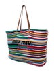 Miu Miu Crochet Logo Tote