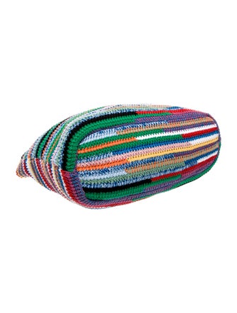 Miu Miu Crochet Logo Tote