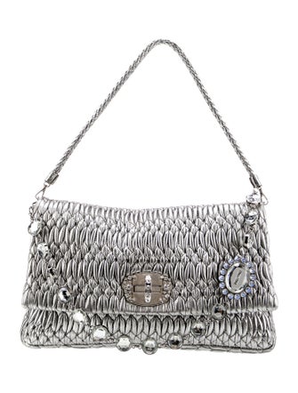 Miu Miu Leather Crossbody Bag