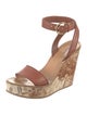Miu Miu Leather Printed Sandals