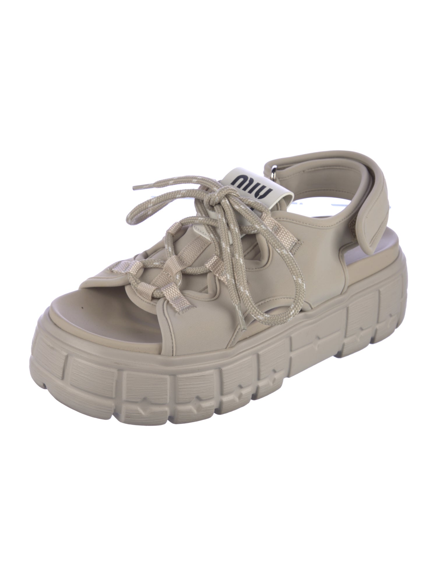 Miu Miu Leather Espadrilles