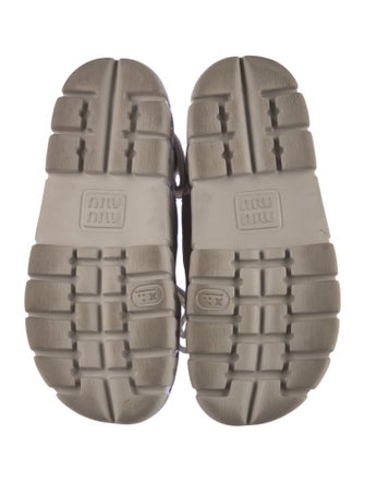 Miu Miu Leather Espadrilles