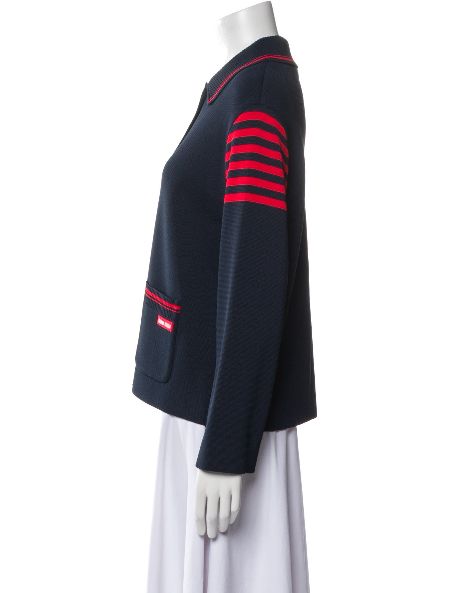 Miu Miu 2021 Striped Jacket