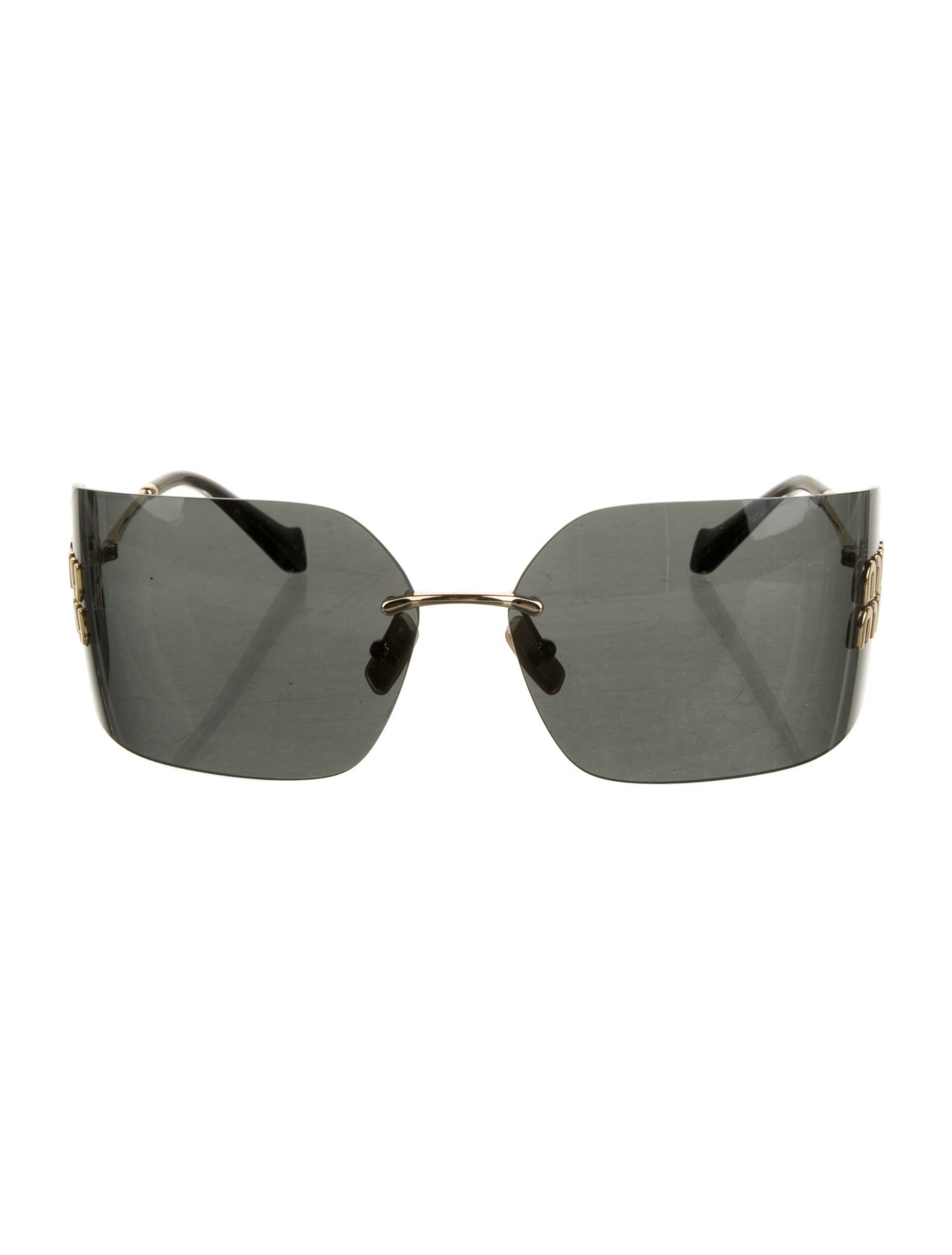 Miu Miu Shield Tinted Sunglasses