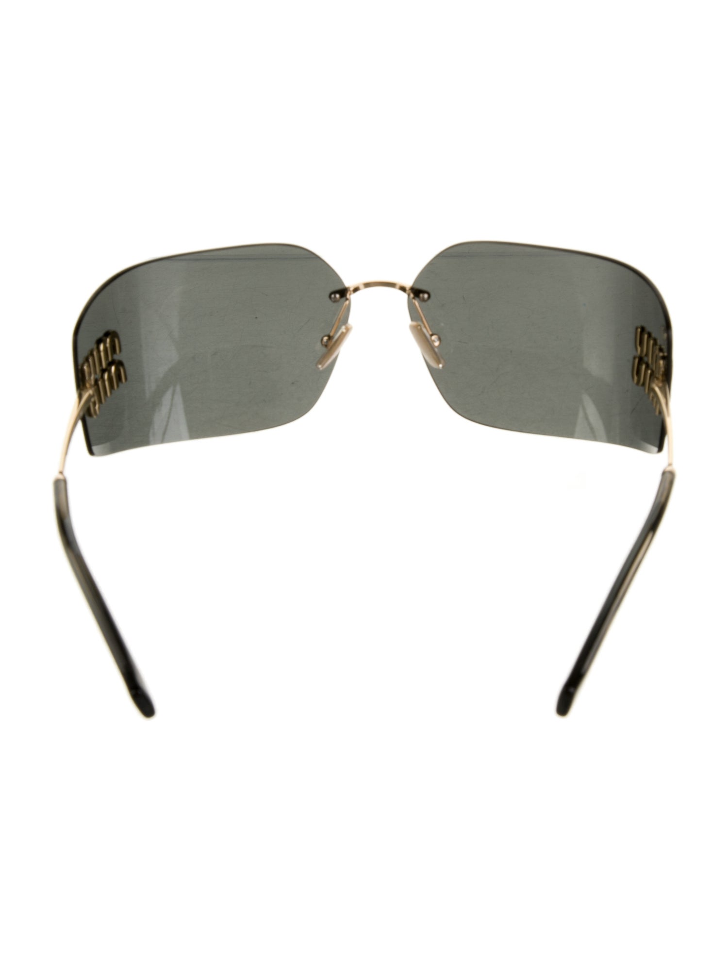 Miu Miu Shield Tinted Sunglasses