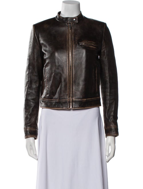 Miu Miu 2023 Leather Biker Jacket