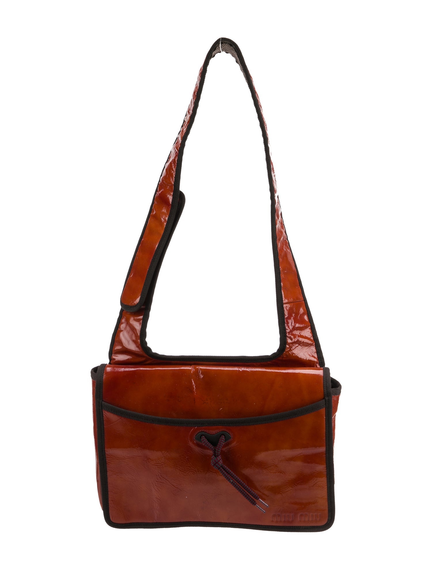 Miu Miu Leather Messenger Bag