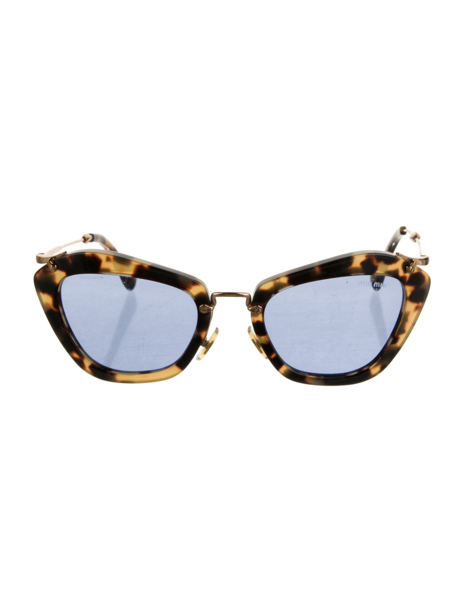 Miu Miu Cat-Eye Tinted Sunglasses
