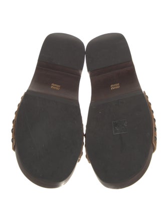 Miu Miu Ponyhair Slides