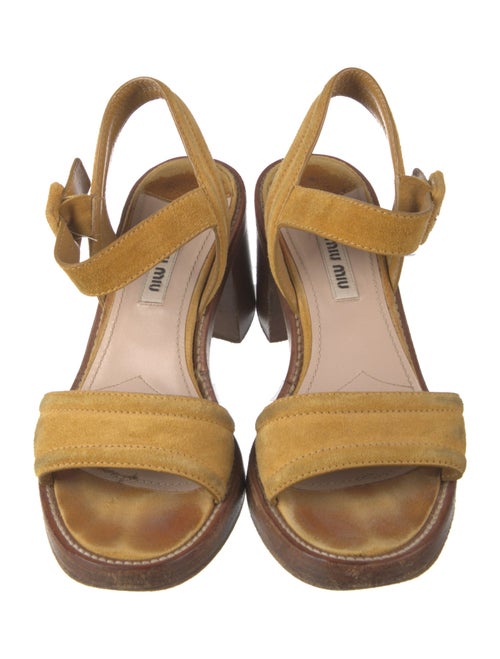 Miu Miu Suede Sandals