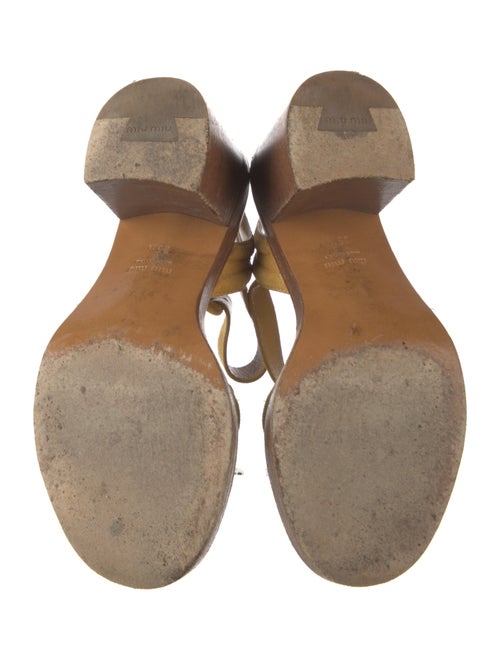 Miu Miu Suede Sandals