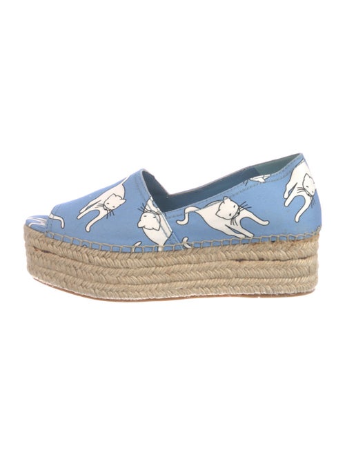 Miu Miu Canvas Printed Espadrilles