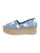 Miu Miu Canvas Printed Espadrilles
