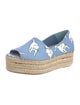 Miu Miu Canvas Printed Espadrilles
