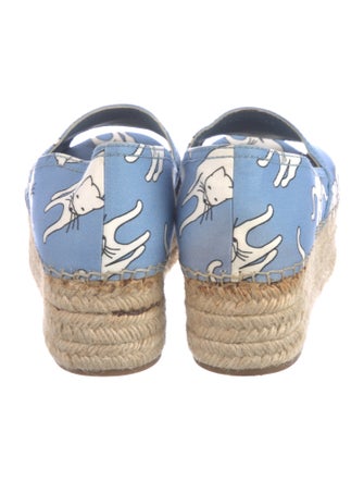 Miu Miu Canvas Printed Espadrilles