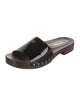 Miu Miu Patent Leather Slides